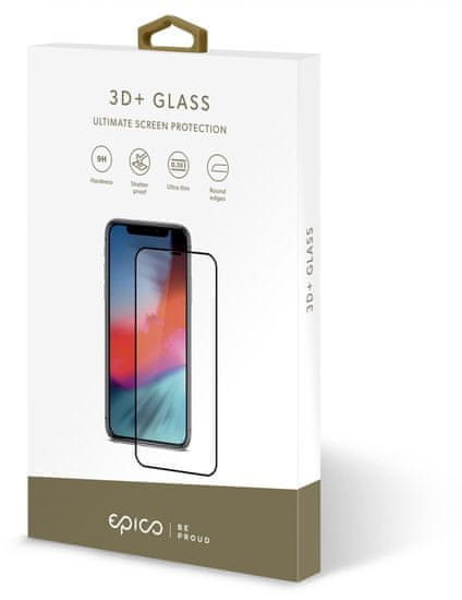 EPICO 3D+ GLASS iPhone XR/ 11 - fekete (42412151300001)