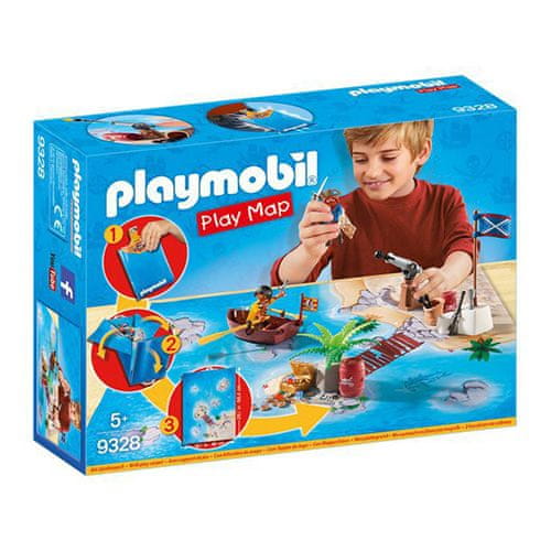 Playmobil Játéktérkép Pirates , Kalózok, 50 darab