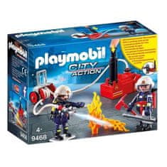 Playmobil Tűzoltók vízszivattyúval, Tűzoltók, 40 darab