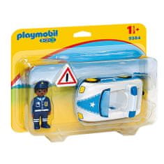 Playmobil rendőrautó, 1.2.3, 3 db