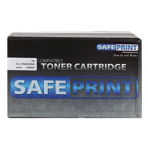 Safeprint Toner sárga | 11000str | HP CE262A | LJ CP4025 / 45, Lézernyomtatók festékek |