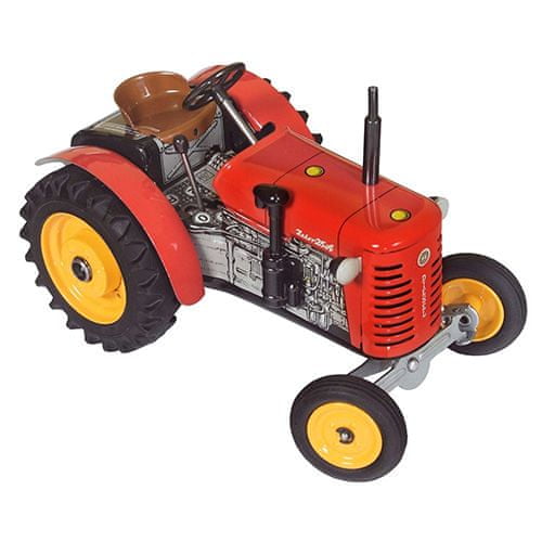 KOVAP Traktor Zetor 25A piros kulcstartóhoz 15cm 1:25, Traktor Zetor 25A piros kulcstartóhoz 15cm 1:25