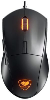 gamer egér Cougar Minos XT, fekete (3MMXTWOB.0001) vezetékes 4 000 DPI RGB nyomógombok