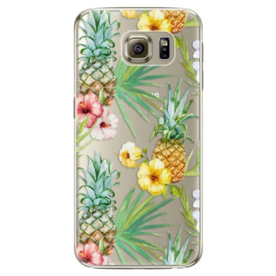 iSaprio Pineapple Pattern 02 műanyag tok Samsung Galaxy S6 Edge Plus