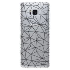 iSaprio Abstract Triangles 03 - black szilikon tok Samsung Galaxy S8