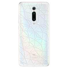 iSaprio Abstract Triangles 03 - white szilikon tok Xiaomi Mi 9T Pro