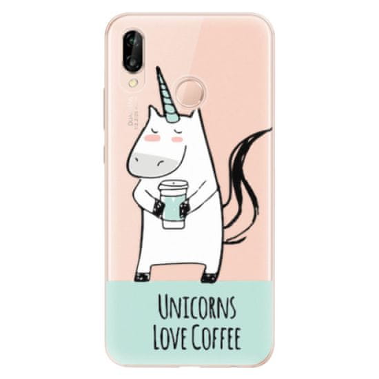 iSaprio Unicorns Love Coffee szilikon tok Huawei P20 Lite