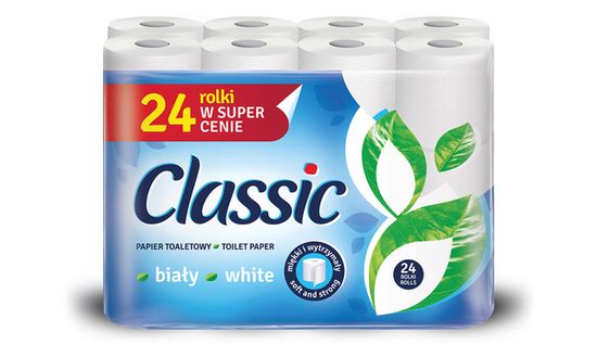 Classic White 24 db - 2rétegű toalettpapír