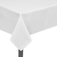 Greatstore 5 db asztalterítő 170 x 130 cm fehér