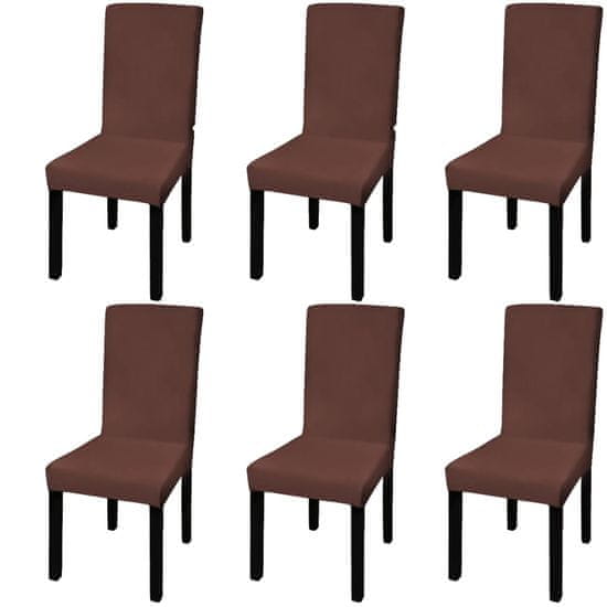 shumee 6 db barna szabott nyújtható székszoknya