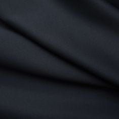 shumee 2 db fekete sötétítőfüggöny kampókkal 140 x 225 cm