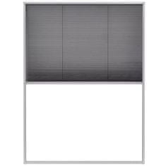 Greatstore pliszé ablak szúnyogháló alumíniumból 60 x 80 cm