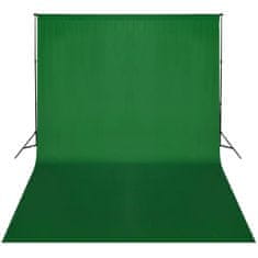 shumee zöld háttér állványrendszer 300 x 300 cm