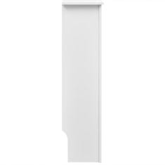 Greatstore Fehér MDF radiátorburkolatos szekrény 152 cm