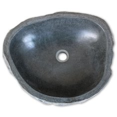 Greatstore ovális folyami kő mosdókagyló 46-52 cm