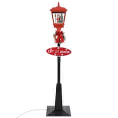 shumee karácsonyi utcai lámpa Mikulással LED 180 cm