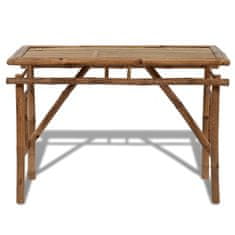 Greatstore 41505 Folding Garden Table 120x50x77 cm Bamboo