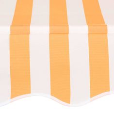 shumee narancssárga-fehér csíkos kézzel feltekerhető napellenző 150 cm