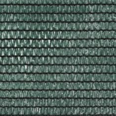 Vidaxl zöld HDPE teniszháló 2 x 25 m 45291