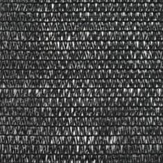 Vidaxl fekete HDPE teniszháló 1,2 x 50 m 45262