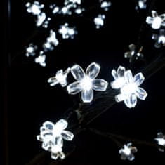 shumee cseresznyevirágos karácsonyfa 220 db hideg fehér LED-del 220 cm