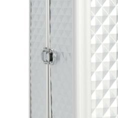 Greatstore ezüstszínű alumínium sminkbőrönd 35 x 29 x 45 cm