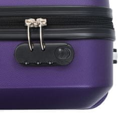 shumee 3 db lila keményfalú ABS gurulós bőrönd