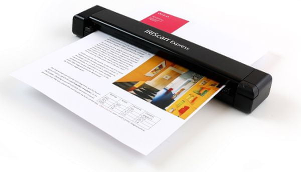 Iriscan Express 4 hordozható és kompakt szkenner, szövegfelismerés, felolvasás, fordítás, beolvasás, Windows, Mac