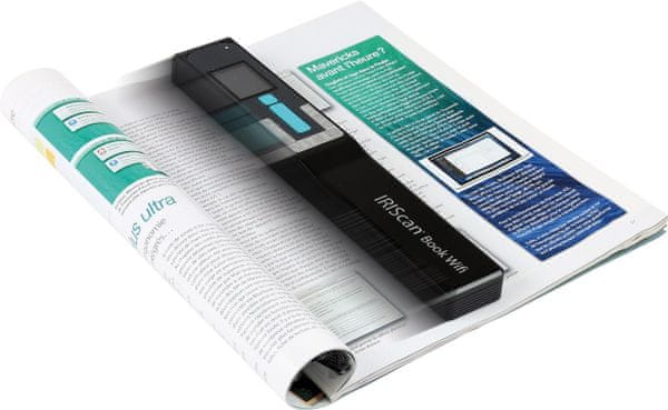 Iriscan Book 5 Wi-Fi kézi beolvasó, gyors, kényelmes, kicsi, könnyű, hordozható