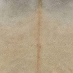 shumee bézs színű valódi marhabőr szőnyeg 150 x 170 cm