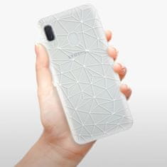 iSaprio Abstract Triangles 03 - white szilikon tok Samsung Galaxy A20e