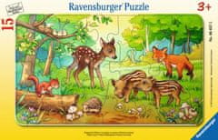 Ravensburger Erdei kiskutyák puzzle 15 db
