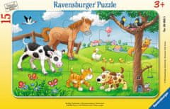 Ravensburger Puzzle Aranyos barátok 15 db