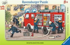 Ravensburger Puzzle Tűzoltók akcióban 15 darab