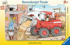 Ravensburger Puzzle Munka kotrógéppel 15 darab