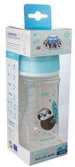 Canpol babies EXOTIC ANIMALS széles nyakú palack, 240 ml, kék