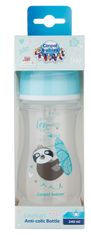 Canpol babies EXOTIC ANIMALS széles nyakú palack, 240 ml, kék