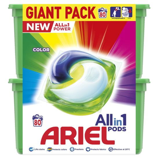 Ariel All-in-1 Color Mosókapszula 80 db