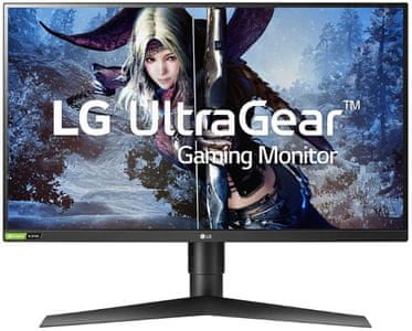 LG 27GL83A (27GL83A-B.AEU gaming monitor hdr 10 free sync crosshair laggolás nélkül g-sync kompatibilis