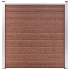 Greatstore barna WPC kerítéspanel 180 x 186 cm