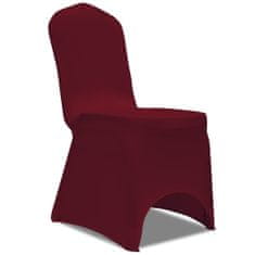 Greatstore 24 db burgundi vörös sztreccs székszoknya
