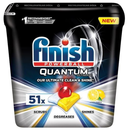 Finish Quantum Ultimate Lemon Sparkle - mosogatógép kapszula 51 db