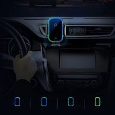 BASEUS Smart Vehicle Bracket autós telefontartó, Qi vezeték nélküli töltő, fekete