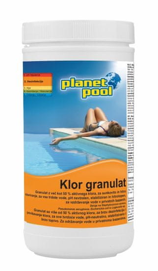 Planet Pool 501601 Klór granulátum