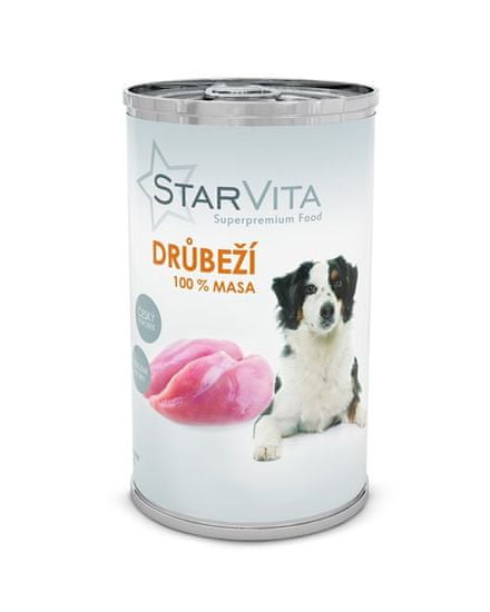 Starvita darált baromfi konzerv, 1200 g