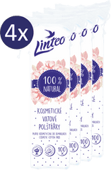 LINTEO Kozmetikai vattakorong Linteo 4 x 100 db