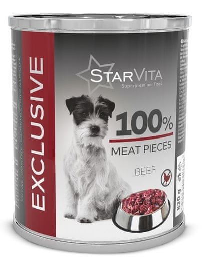Starvita exkluzív marhahús konzerv 820 g
