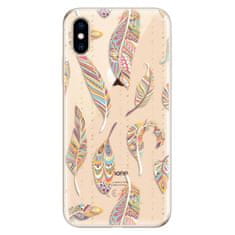 iSaprio Feather pattern 02 szilikon tok Apple iPhone XS