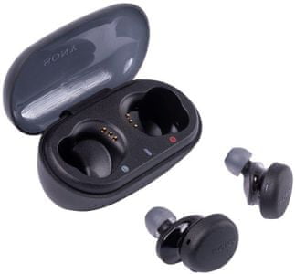 Bluetooth true wireless fülhallgató sony wh-xb700 extra bass kiváló hangzás ergonomikus dizájn töltő tok akár 18 üzemidővel 10 perces gyorstöltés ipx4 védelem víz ellen tri hold 3 pontos  megfogatás a fülben könnyű vezérlés gombos handsfree mikrofon hozzáférés a hangsegédhez hangvezérléssel