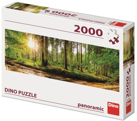 DINO Hajnal az erdőben 2000 panoráma puzzle